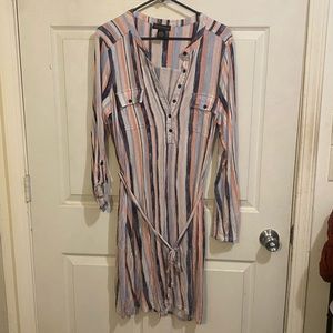 ***3/$15***Design 365 Striped Dress Sz XL